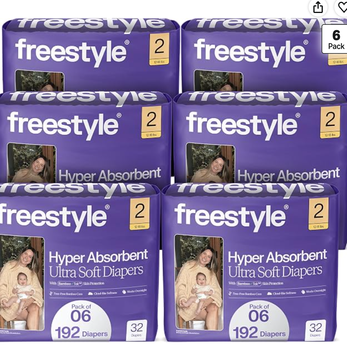 Free Style Diapers - Size 2