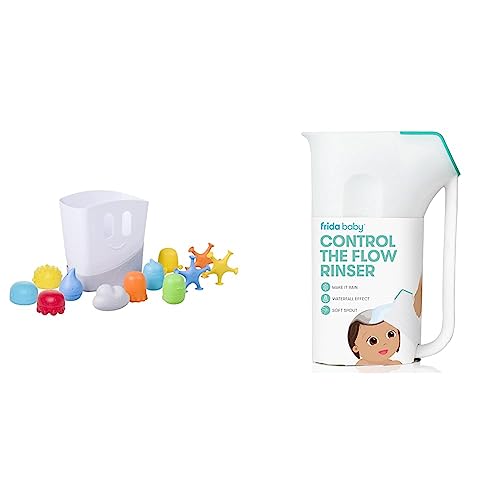 Ubbi Bath Time Gift Set (drying bin + 11 toys)